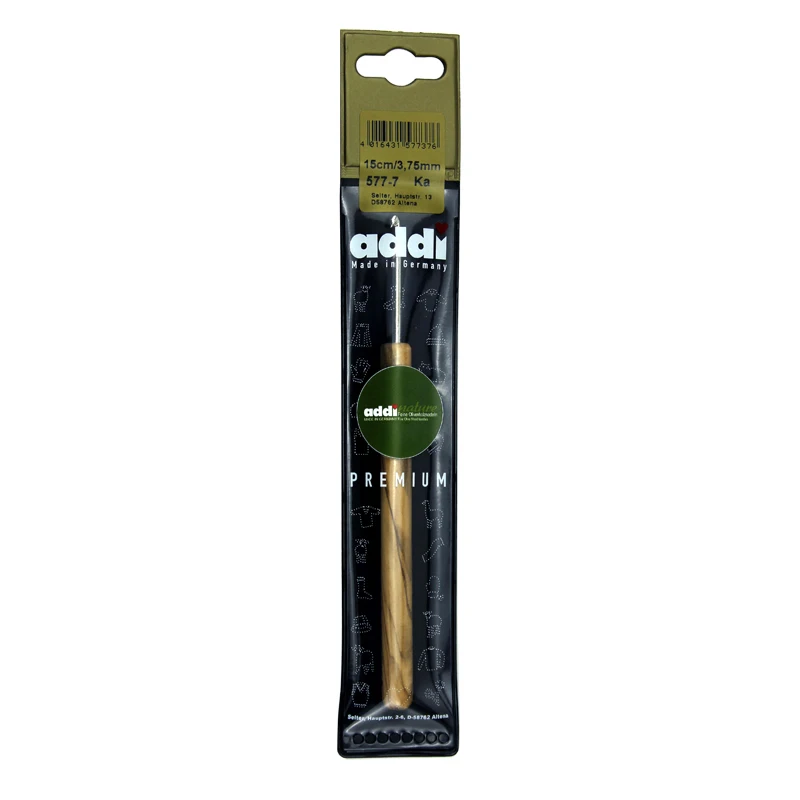 Addi Nature Olive Wood Wool Crochet Hook577-7-15cm