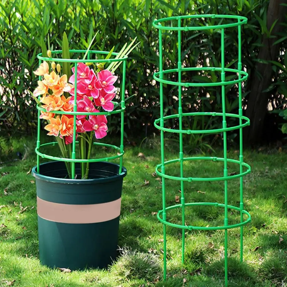 

Non-slip Flower Stand Adjustable Climbing Trellis Tomato Cages for Plants Flowers Stackable Plant for Vines for Vegetables