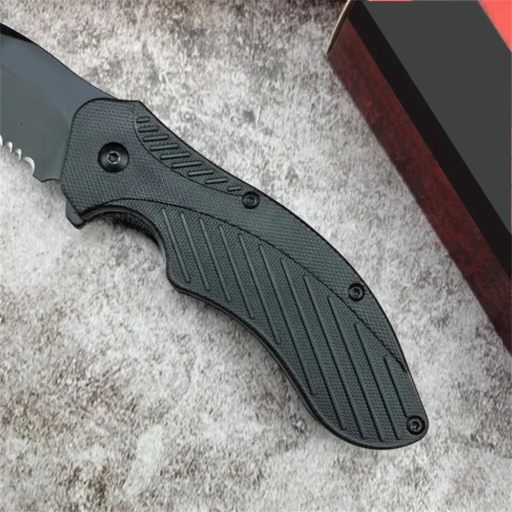 1670BLK Military Clash Tactical Flipper Folding Knife 8CR13MOV Blade Portable Outdoor Survival Knives Camping Hunting EDC  Tools