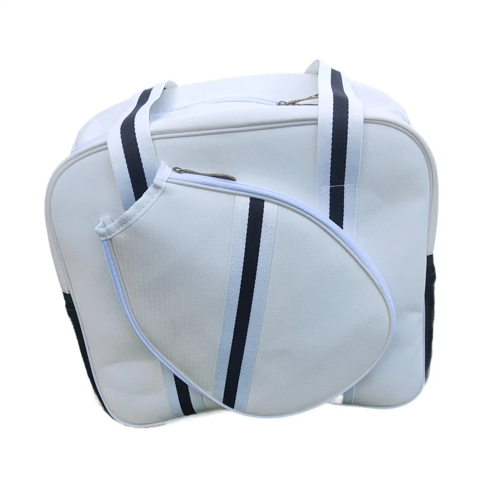 Pickleball Storage Bag Racquet Holder Organizer Multifunctional Lightweight Shoulder Tote Crossbody Sling Bag for Women Men