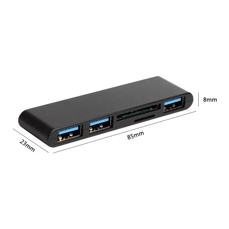 5 in 1 USB 3,0 Hub USB Splitter Konverter 5 Gbit/s SD/TF Kartenleser Adapter für MacBook Pro Desktop Laptop PC