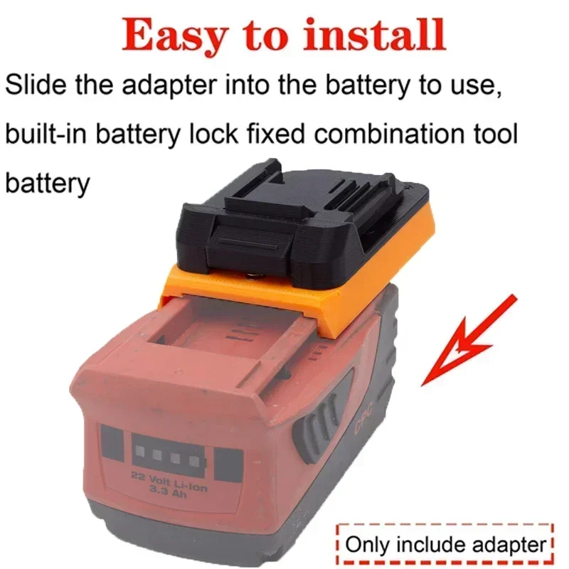 Akumulator na HILTI 22V B22 CPC narzędzie Li-Ion do Makita 18V Li -- akcesoria do elektronarzędzi przetwornica do baterii