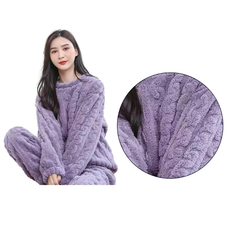 Soft Pajamas Comfortable Warm Soft Wear Pyjama Sets Loungewear Pyjamas