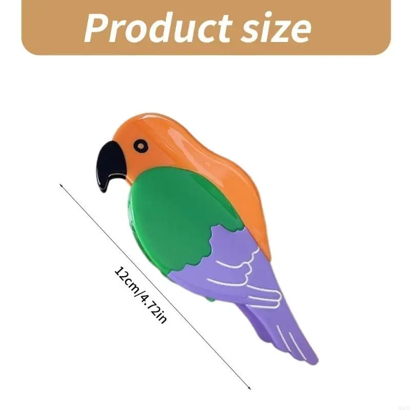 M6CD Klip Cakar Rambut Tahan Kuat untuk Rambut Tebal dan Berat Penjepit Rahang Rambut untuk Rambut Panjang Aksesori Penataan