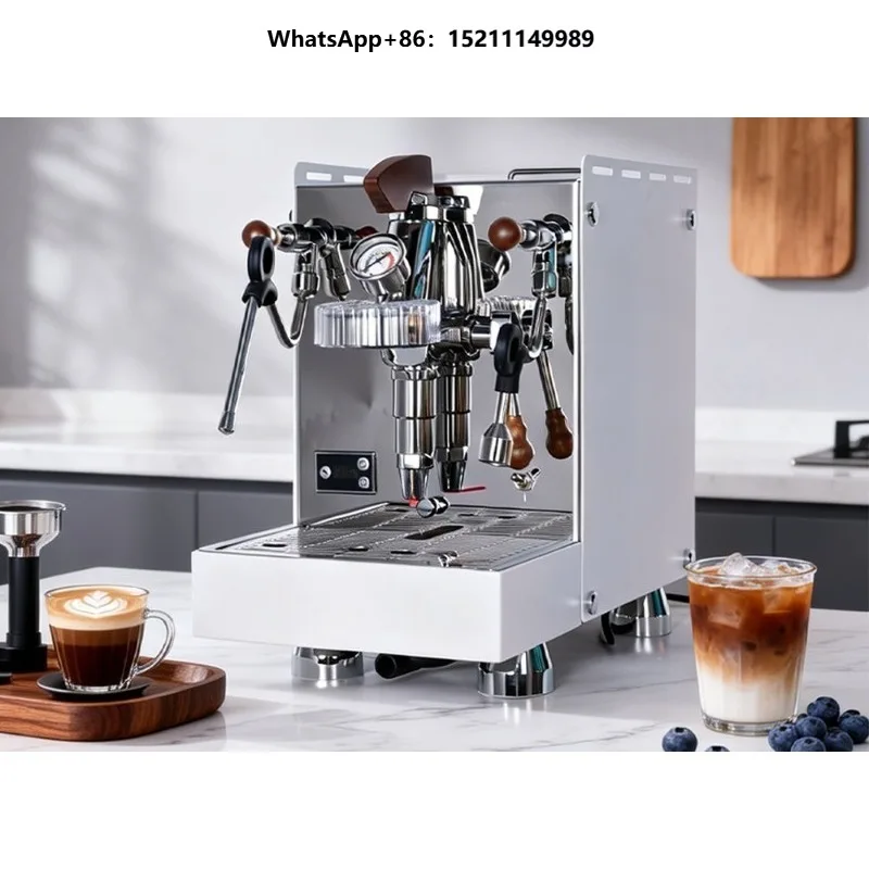 Stainless Steel Dual Boilers  Semi-Automatic Espresso Coffee Machine