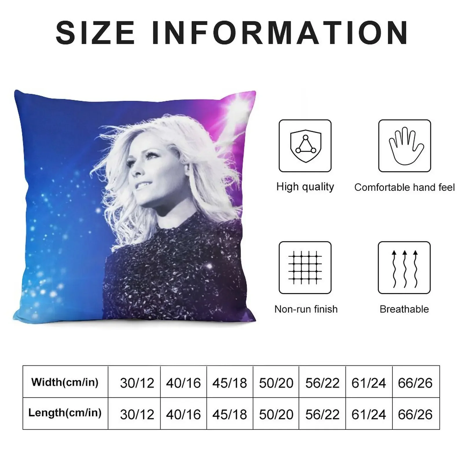 Famous Singer Helene Fischer Throw Pillow home decor items Decorative pillowcase pillow