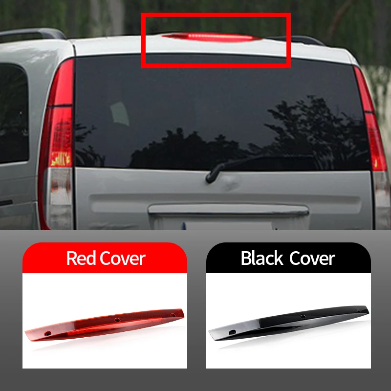 

1PC LED Third Brake Light For Mercedes Benz V Class Vito Viano W639 Rear Window Center High Mount Stop Lamp Replacement For Cars