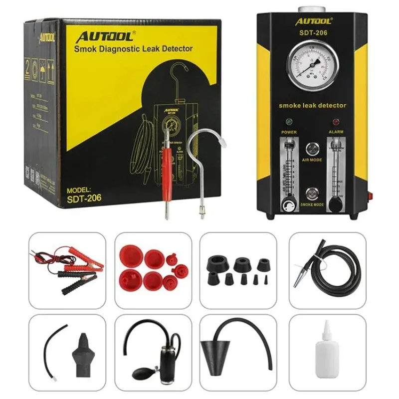 Auto Smoke Leak Detector Tester for Pipe Systems Engine Type Smoke Leak Detection Tool