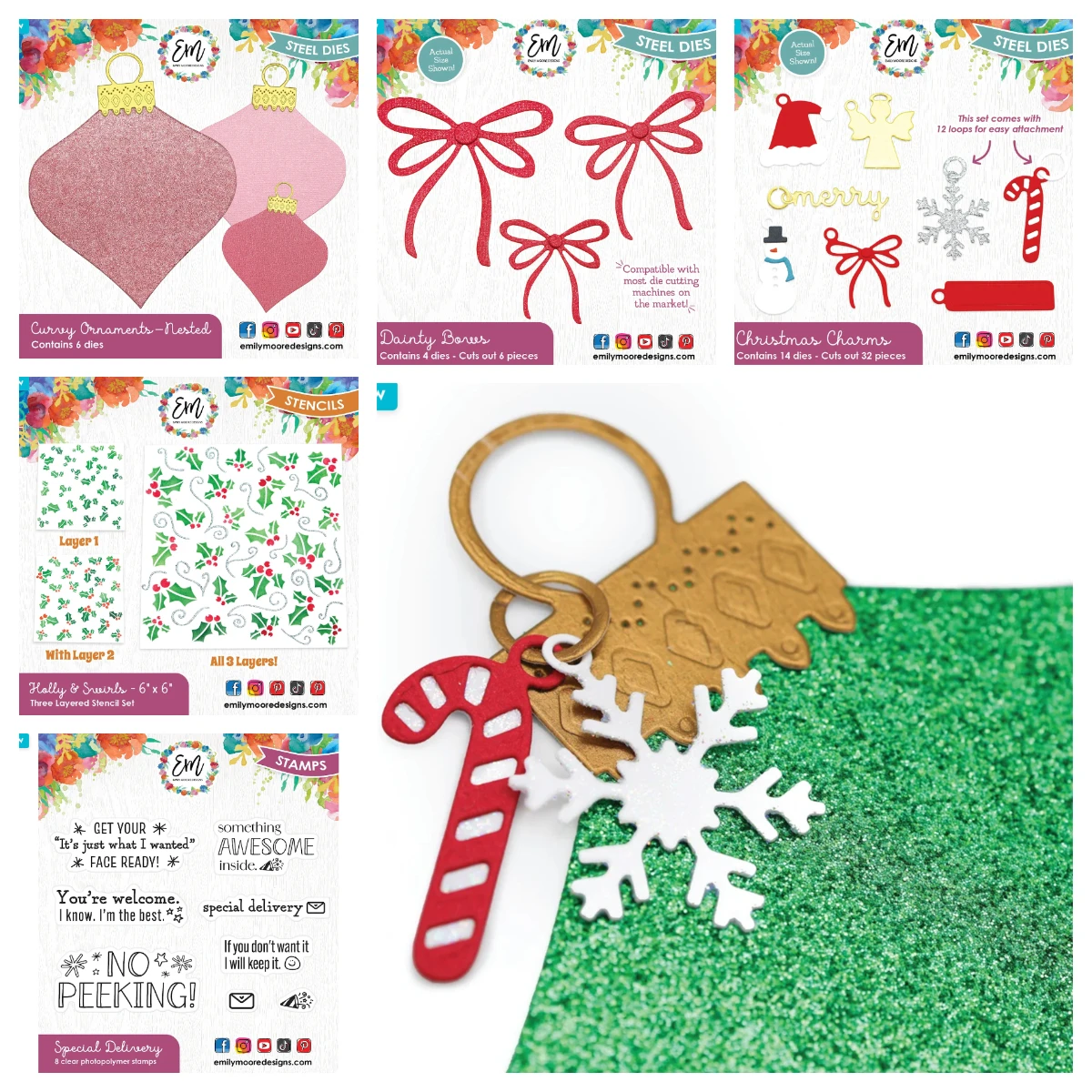 Weihnachts-Holle-und-Wirbel-Schablonen, Stempel, Alphabet-Charm, Metall-Stanzformen, DIY, Scrapbook, Album, Dekoration, Prägung, Papierkarte