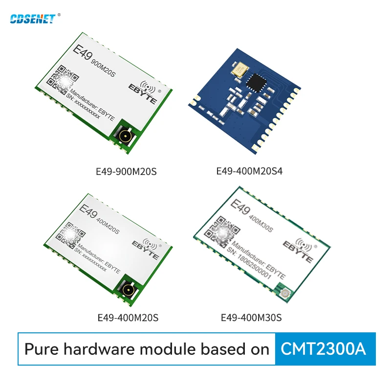 433 МГц 470 МГц 868/915M CMT2300A Тестовая плата радиочастотного модуля CDSENET E49 SPI 20-30 дБм Низкая мощность