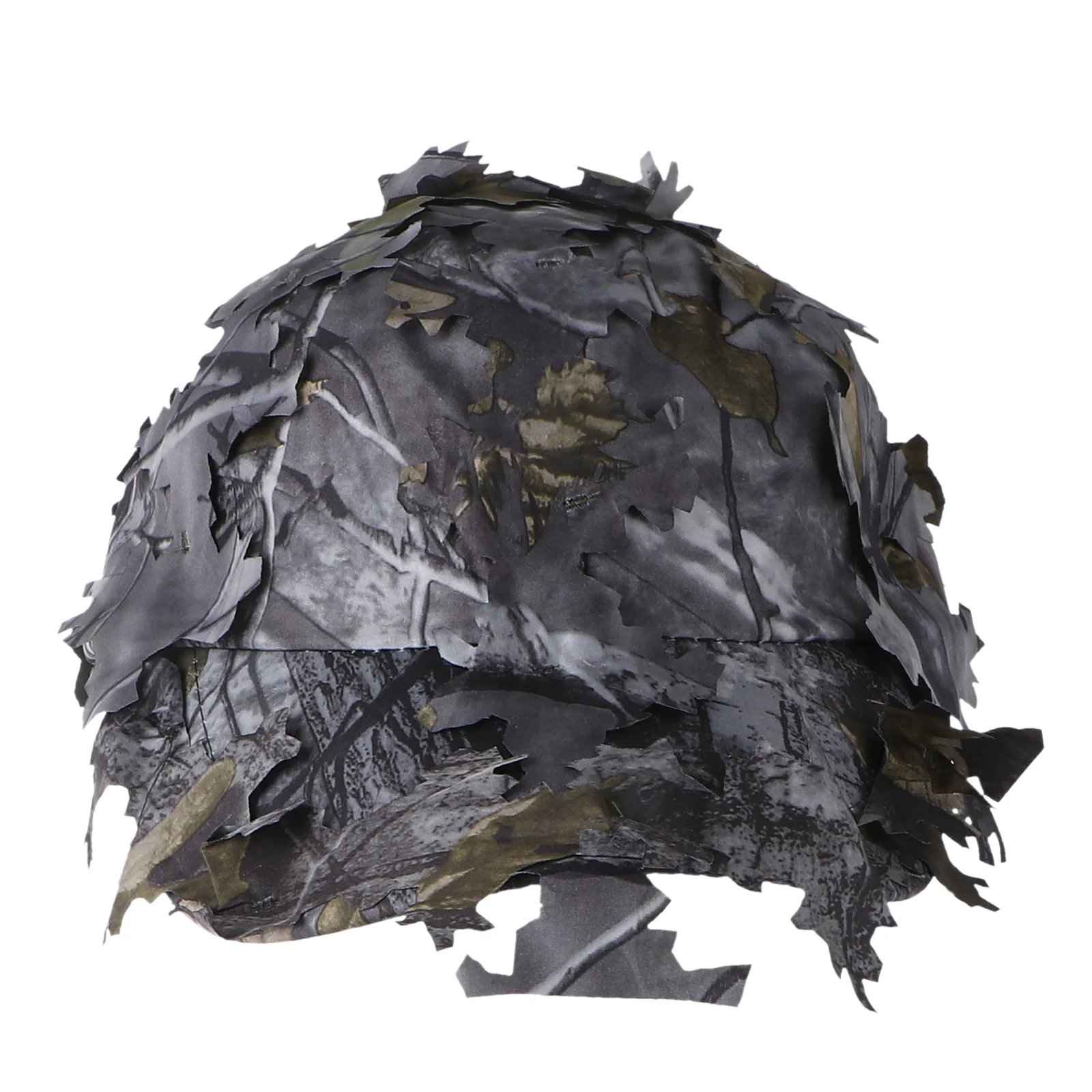 في الهواء الطلق ورقة الغابة التمويه قبعة بيسبول قابل للتعديل حزام الأشعة فوق البنفسجية حماية المحمولة للصيد الصيد السفر #3