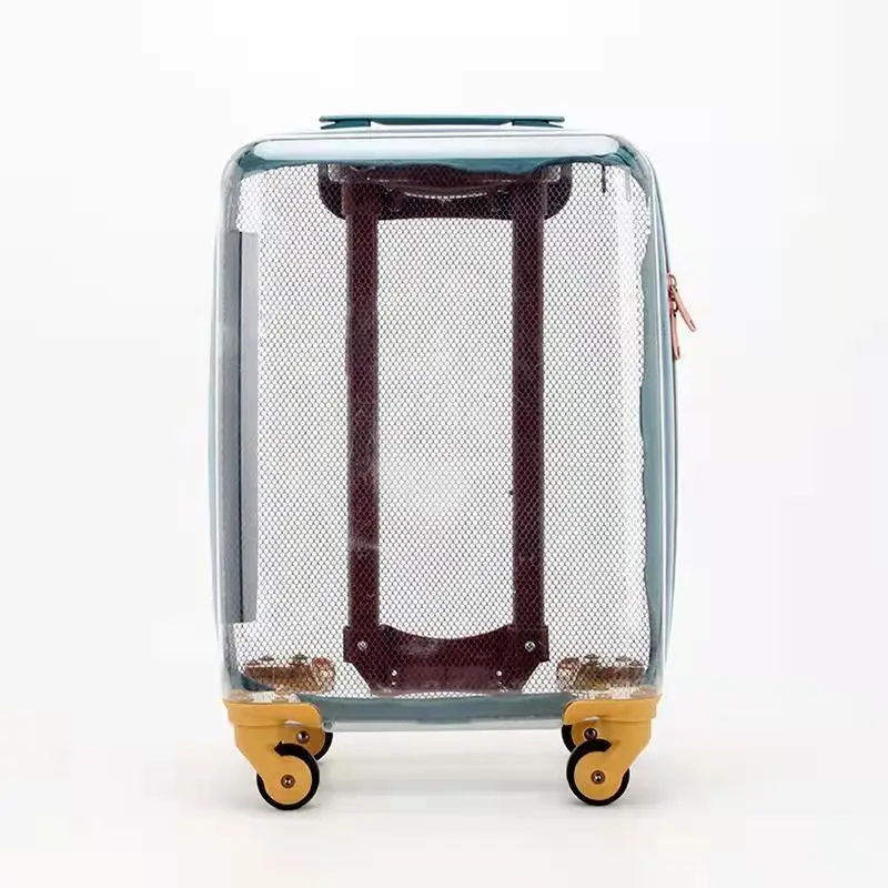 Wholesale Transparent PC anti-scratch wear-resistant trolley case custom Carry on luggage 20 inch adult boarding travel suitcase