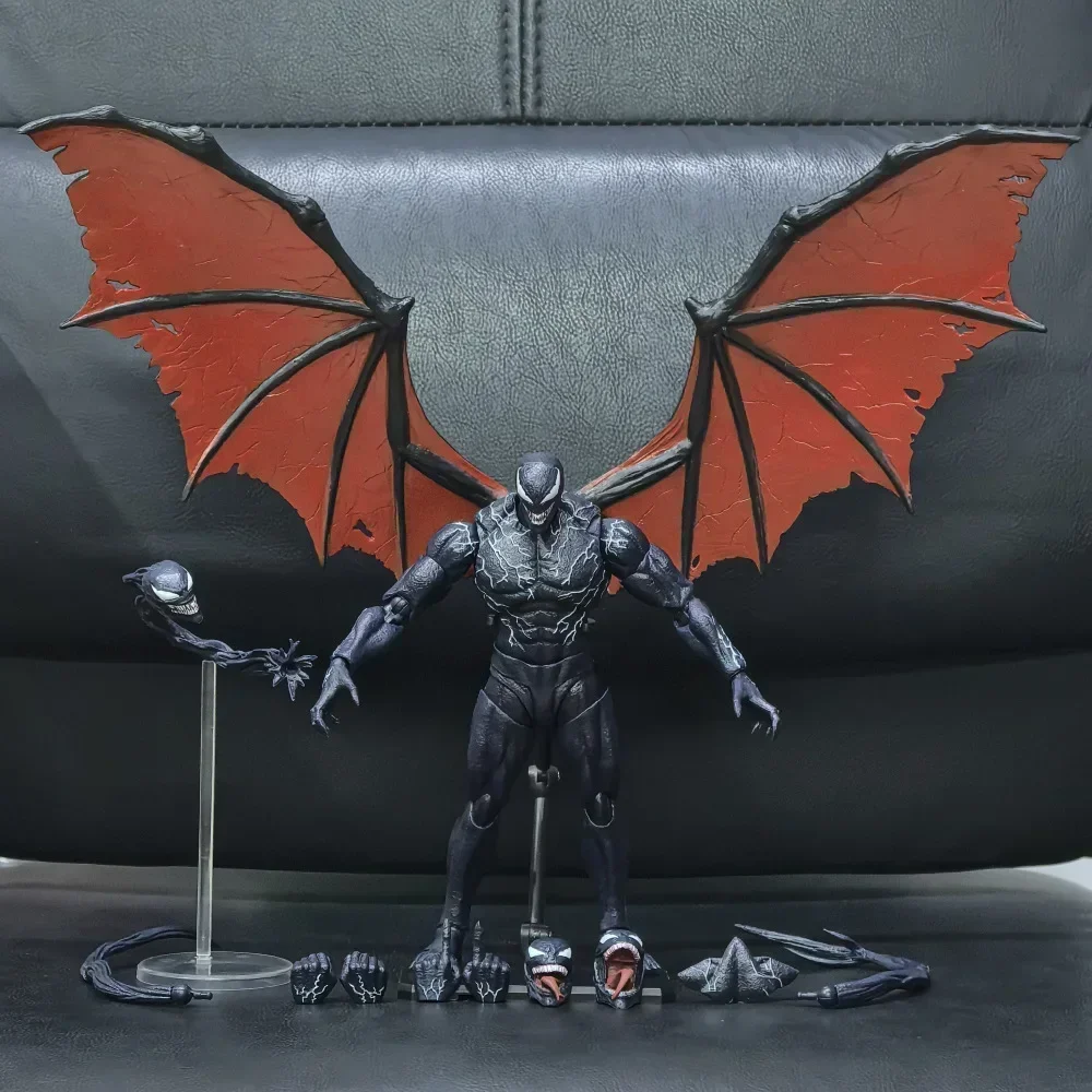 

24-hour Shipment SHF Venom Last Dance Peripherals Massacre Spider-Man Moving Model Gift Collection