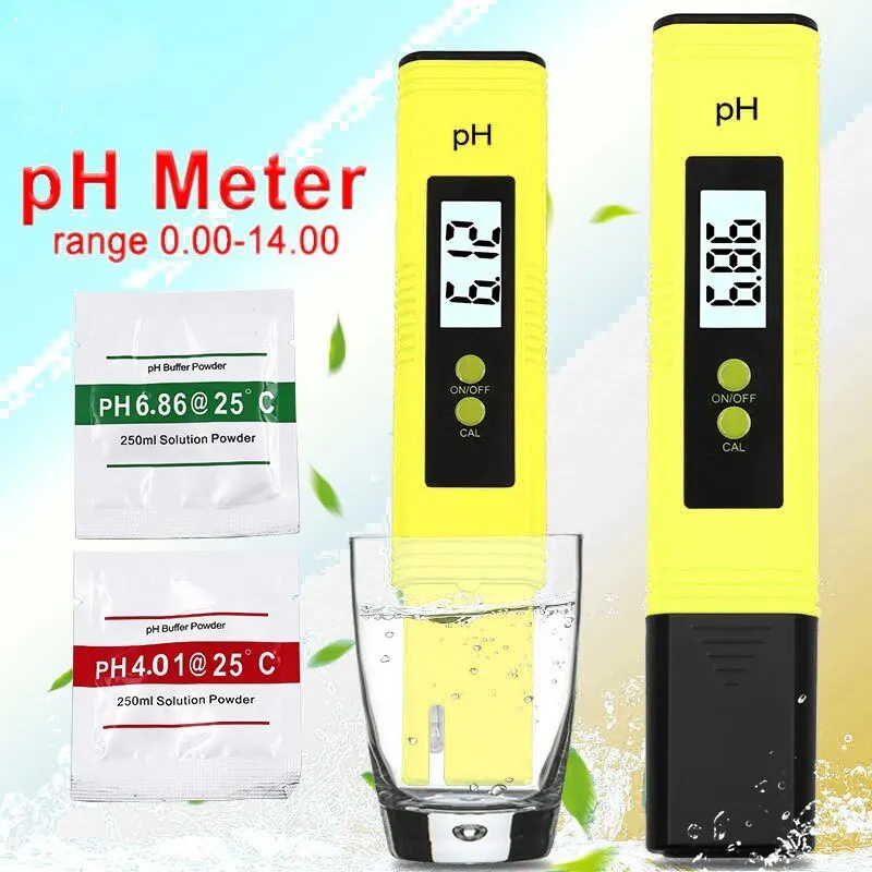 Kitchen PH Test Pen Water Quality Testing Tool Alkaline and Acidic Tester Portable PH Meter Household Water Detection Instrument