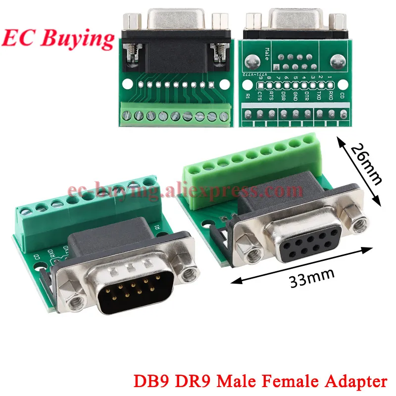 1-5Pcs DB9 DR9 Male… - image