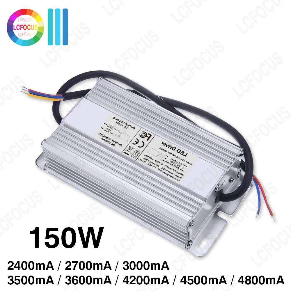 LED Driver 2400mA 3000mA 3500mA 3600mA 4500mA 4800mA Lighting Transformers 30-65V 30-50V 18-34V 120W 150W 160W Power Supply