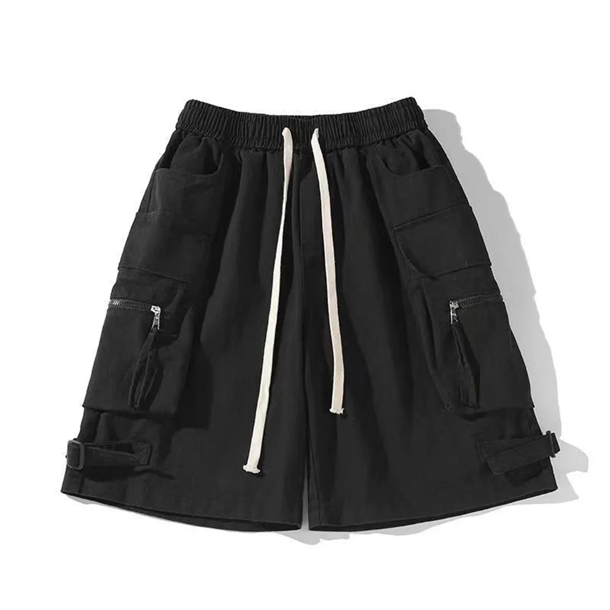 2026 preto hip hop carga shorts para homens e mulheres casais fino solto dopamina esportes casual hip hop outwear shorts masculino versátil