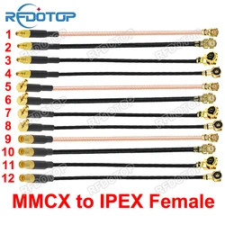 1PCS MMCX Male/Female to uFL/IPEX-Compatible  Φ1.13/Φ1.37/RG178 Cable Extension Pigtail WiFi Radio Antenna Ufl-MMCX RF Jumper