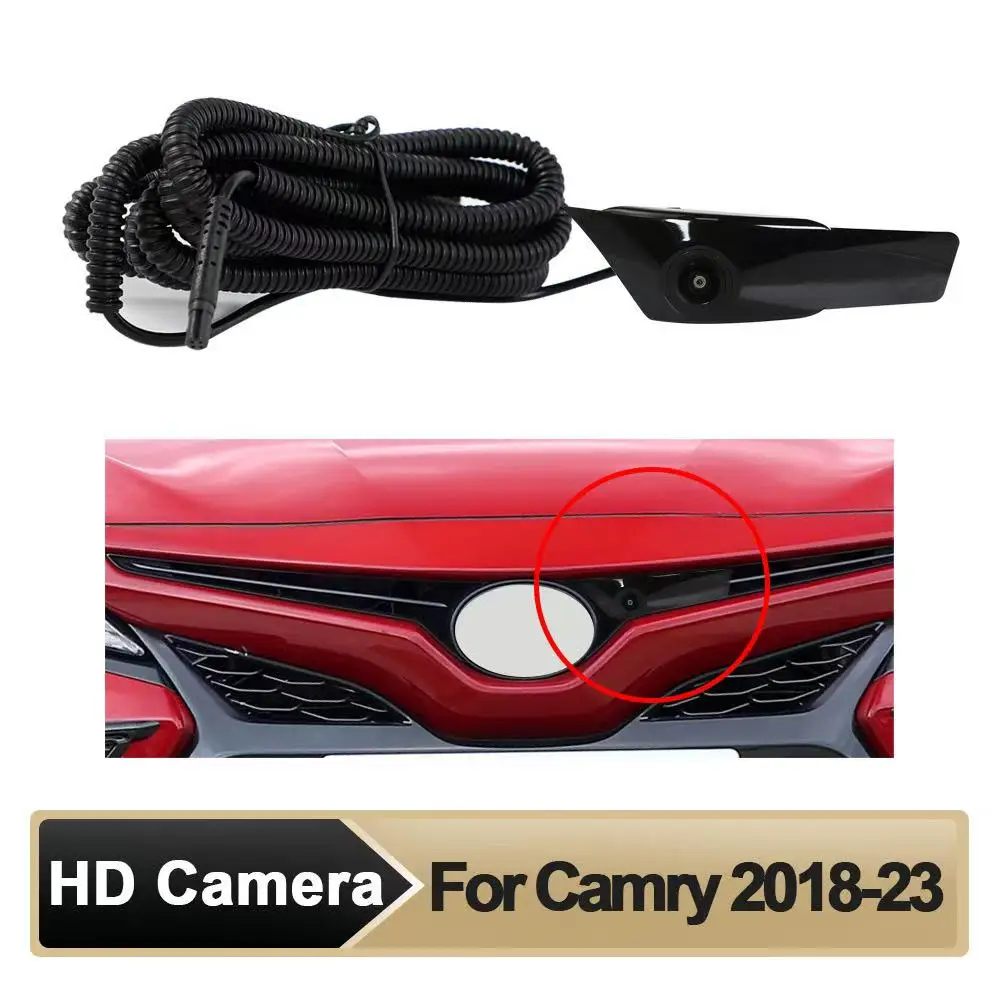 

CCD HD AHD Car Front View Parking Night Vision Positive Waterproof Logo Camera For Toyota Camry 2018 2019 2020 2021 2022 2023