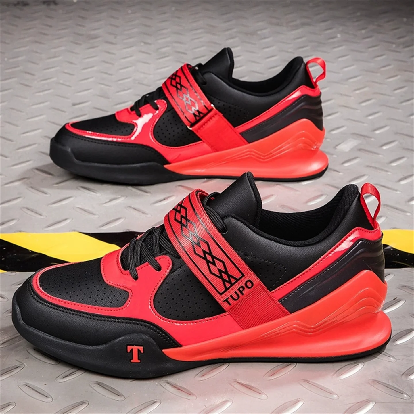 

Обувь для приседаний и тяжелой атлетики для мужчин и женщин - ультрастабильная поддержка, идеально подходит для становой тяги/жима штангой/пауэрлифтинга, тренировок в тренажерном зале