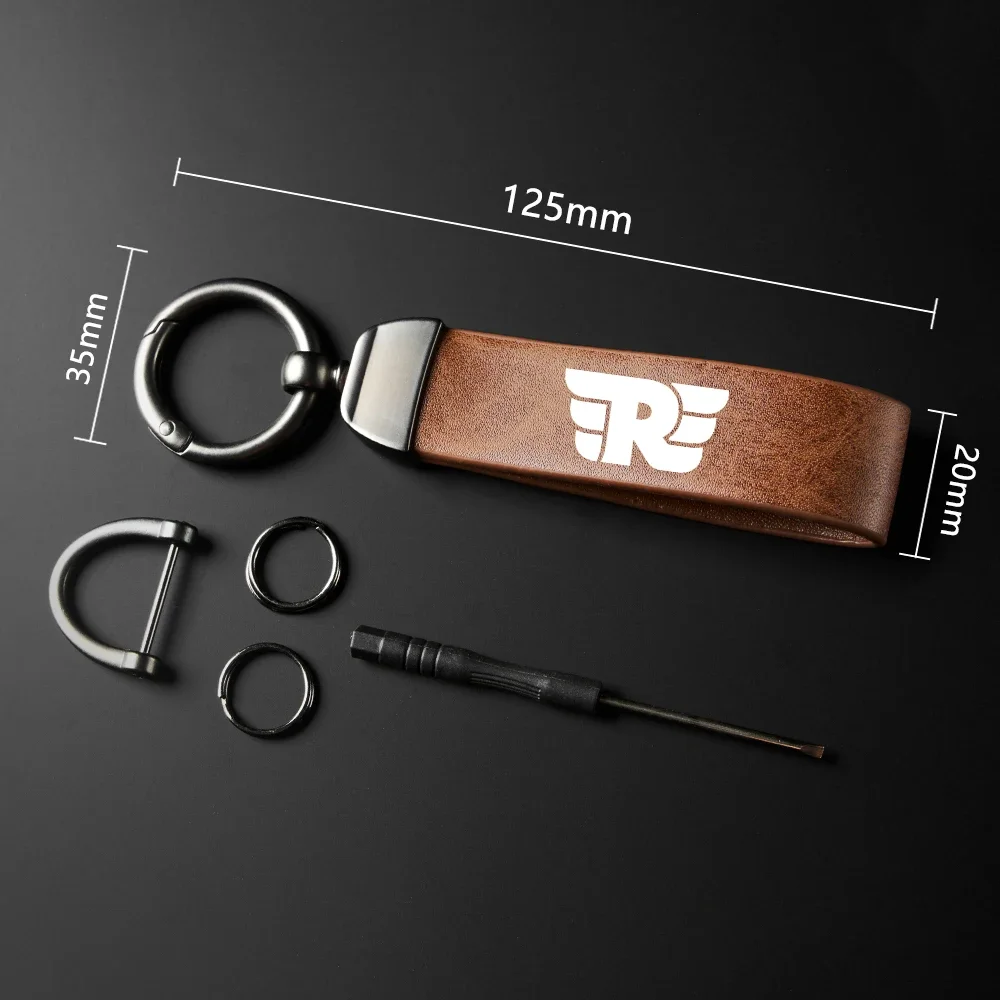 For Royal Enfield BulletMeteorClassic 350 500 Interceptor 650 Continental GT 535 Himalayan 411 400 Motorcycle Leather Keychain