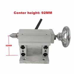 70/92mm cnc router rotary axis activity tailstock for PCB engraving machine