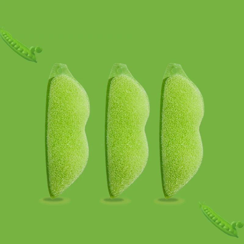 Pea Cleaning Sponge Kitchen Cup Cleaning Brush Coffee Tea Wine Drink Glass Bottle Cleaner Brush Cup Scrubber Cleaning Gadgets