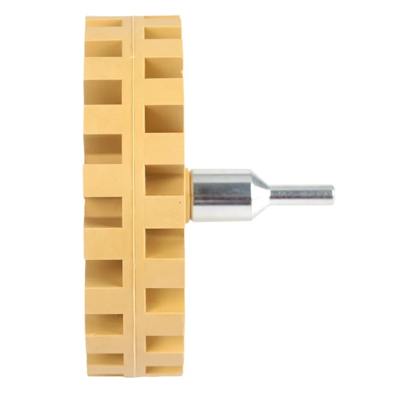 100mm 4in Grinding And Polishing Zigzag Teeth Shape Rubber Wheel Eraser(No Shank)