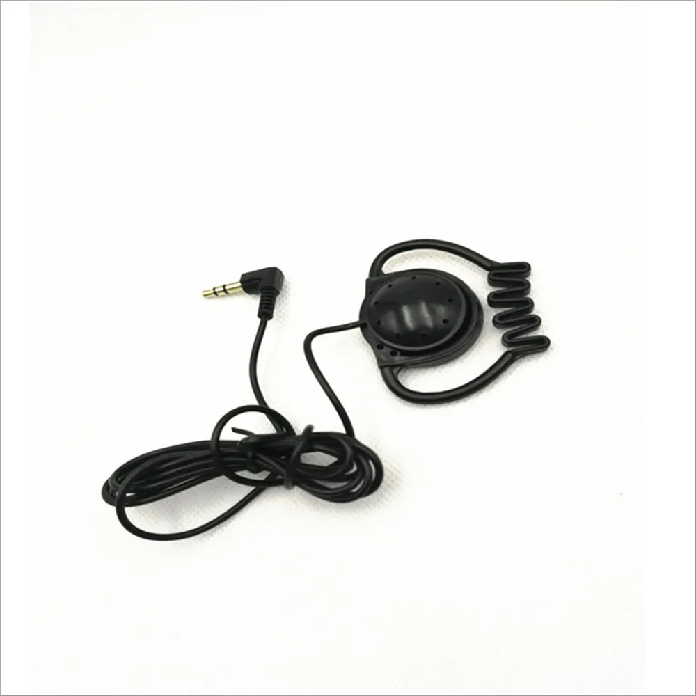 Ear Hook Headphone Single Side Earphone 1-Bud Earpiece for tourist guide,meeting,Radio ,translation