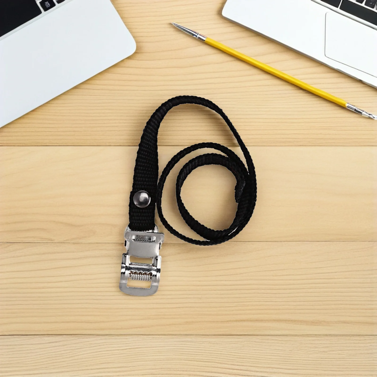 4 pcs Bike Pedal Straps Adjustable Steel Buckle Durable Nylon Foot Strap Wear Resistant Mountain Bike Compatible Toe Straps For