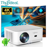 ThundeaL Portable Mini Projector TD92 Pro FHD 1080P Full HD Beam 4K Video WiFi Android Projector TD92Pro 3D Movie Home Theater