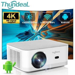 ThundeaL TD92Pro Full HD 1080P 2K 4K Projector TD92 Pro WIFI Android Beam Projector Home Theater Game Movie Video Player Beamer
