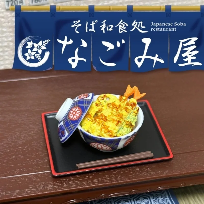 RE-MENT Nagomiya Udon Noodle Restaurant Scena in miniatura Display Toy Blind Box Figura da collezione Autentici action & Toy Figures