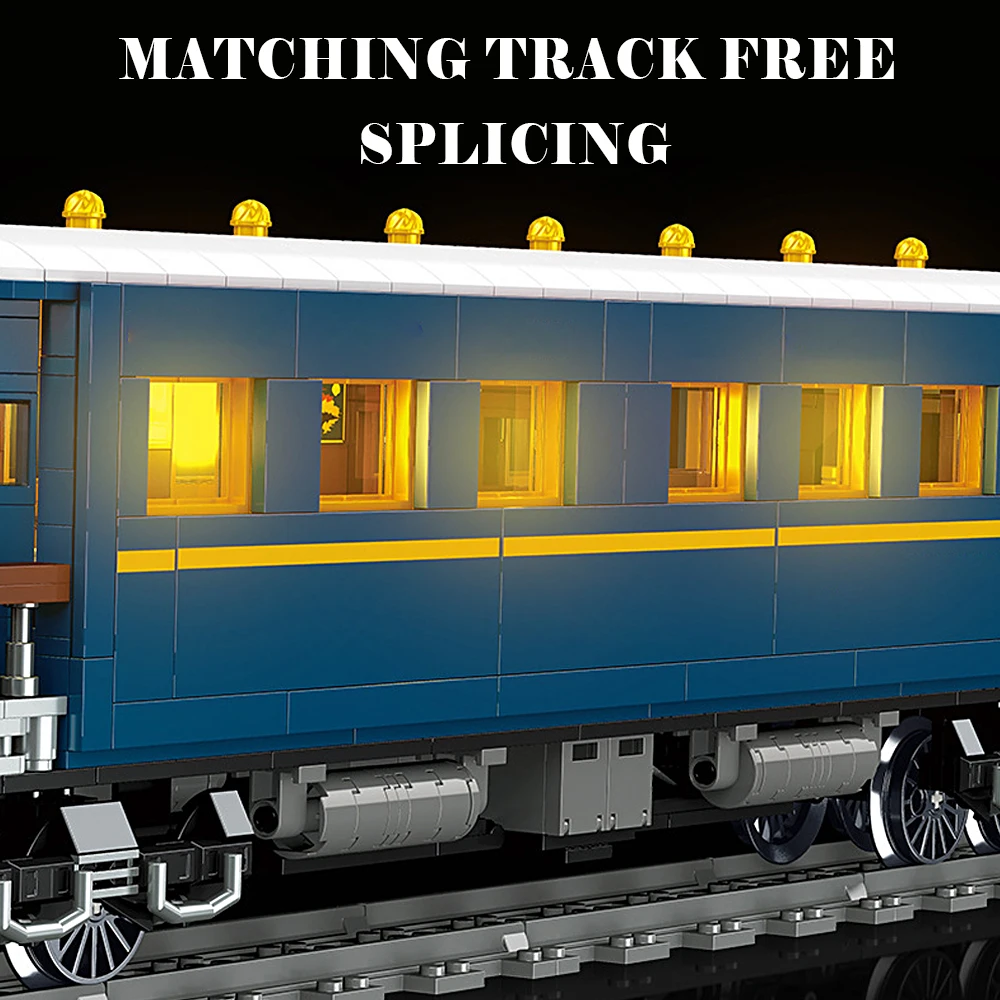 Technical Steam Dongfeng Train Model Building Blocks Bricks Retro Assemble Toy Ornament Collection Decor Desktop Exhibit Gift - view 4