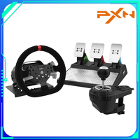 Original Pxn V10 Gaming Steering Wheel Controller Wired Force 900 Rotation Game Steering Wheel For Ps3/Ps4/Switch/Xbox Custom