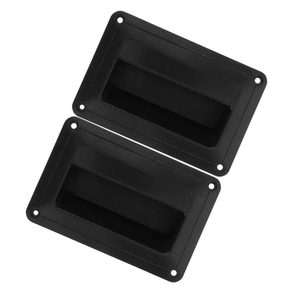 

2 Pcs Side Carry Handle Plastic Speaker Loudspeaker Audio Sound System Portable Small Stereo Equipment