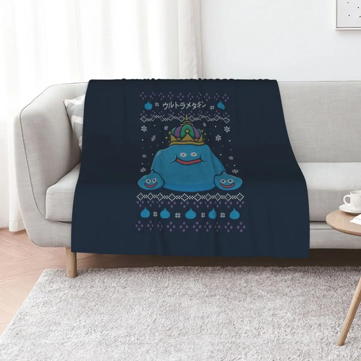 King Slime Christmas Throw Blanket Luxury Thicken cosplay anime Shaggy Luxury St Flannel Fabric Hair Blankets