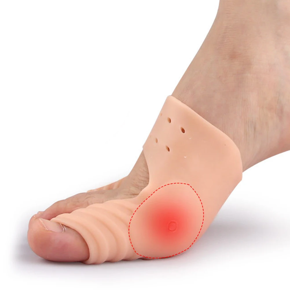 

2 Pairs Bunion Pads For Women Foot Care Toe Sleeves Cushioning Friction Reducing Foot Arch Support Bunion Brace Toe Separators
