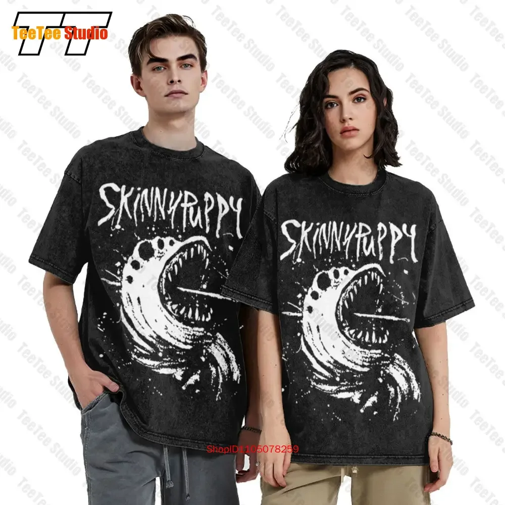 Skinny Puppy Deep Down Trauma Hounds Vintage Oversized T-Shirt T4QY