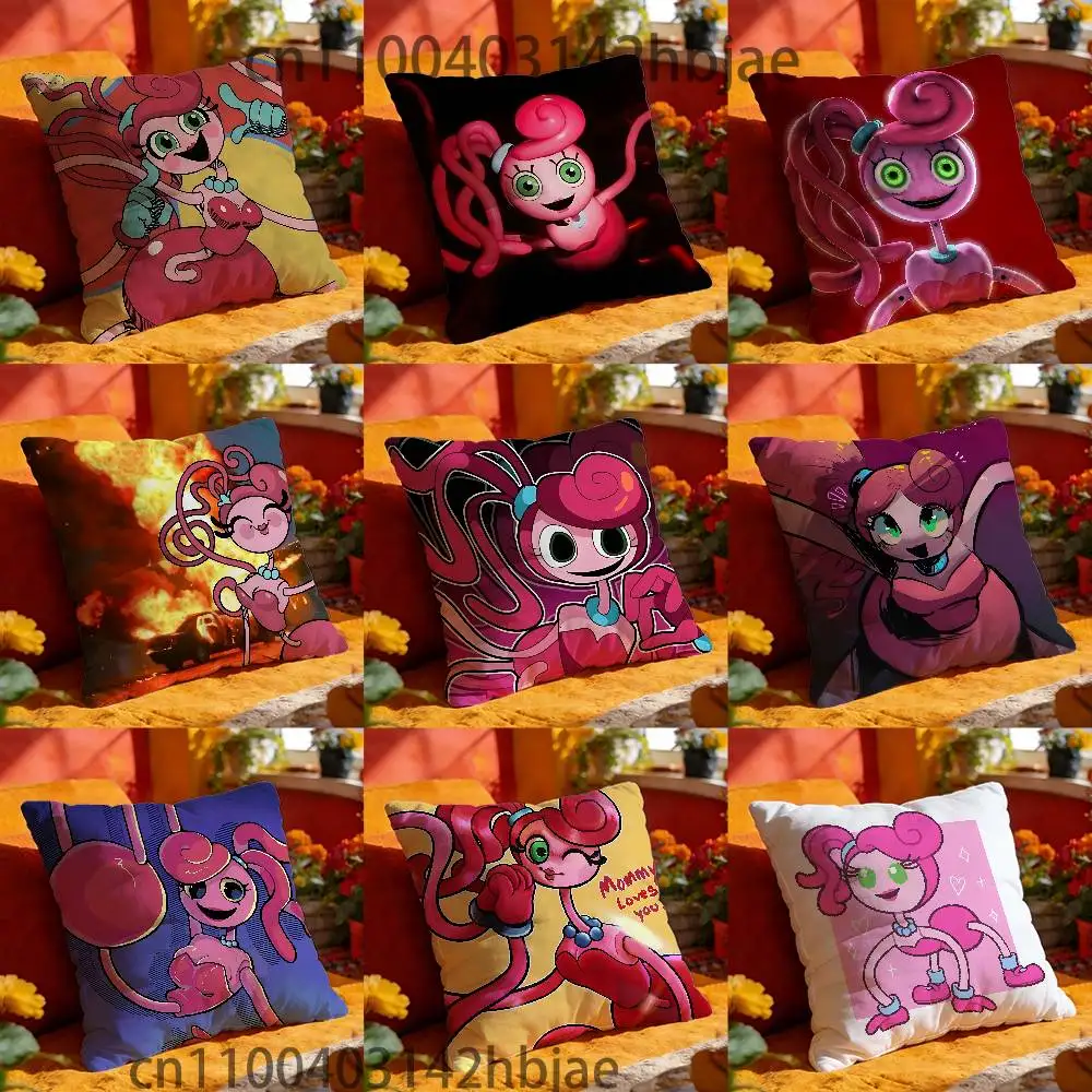 M-Mommy-funda de almohada con patas en L largas para 45x45cm 55x55cm 30x30cm, funda de almohada cuadrada para coche, regalo de decoración para dormitorio y hogar