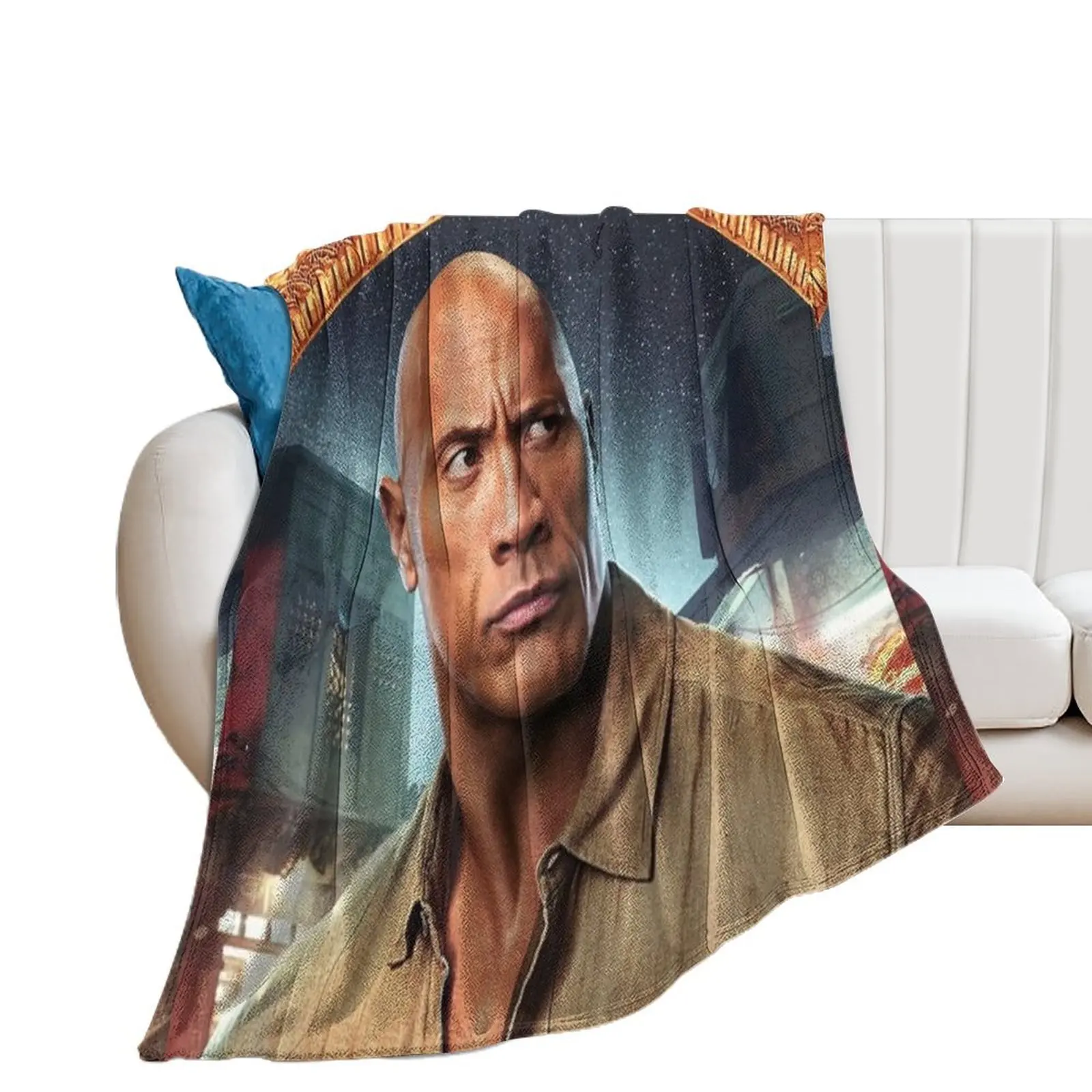 

dwayne johnson Throw Blanket halloween Giant Sofa manga Designers Blankets