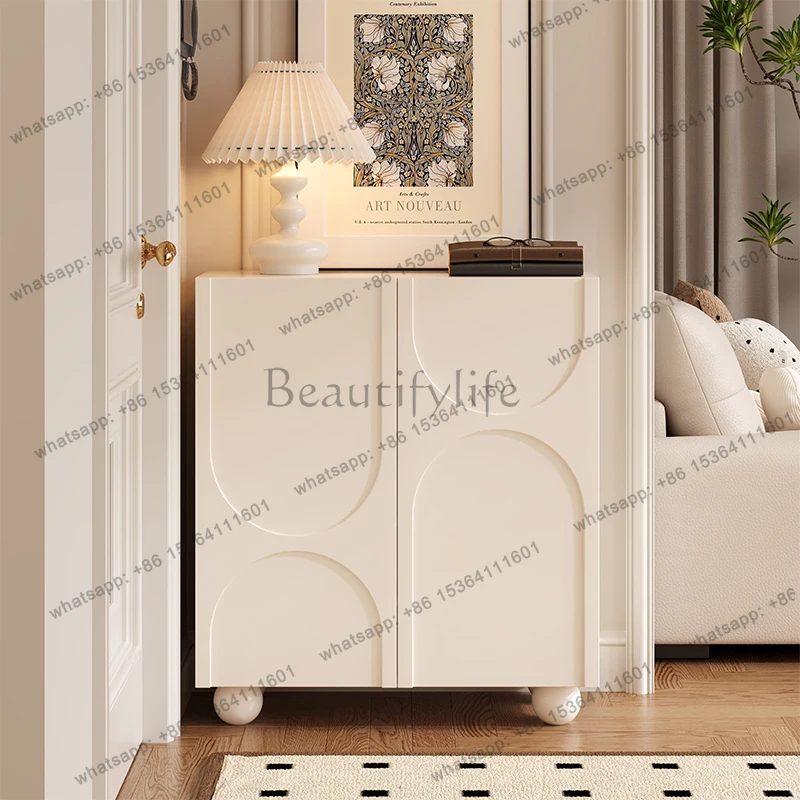 

Minimalist Cheap Shoe Cabinet Italian Style White Space Saving Shoe Cabinet Corridor Wooden Storage Sapateira Furniture Home