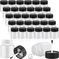 60 Pieces Touch Up Paint Bottles 30 Ml Empty Touch Up Paint Container with Brush & Mixing Ball for Chip Repair Car