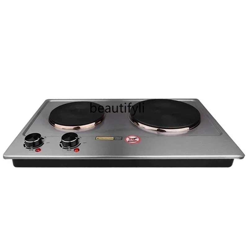 heating stove Embedded high-power stir-frying electric heating stove Double stove Desktop binocular commercial smt61