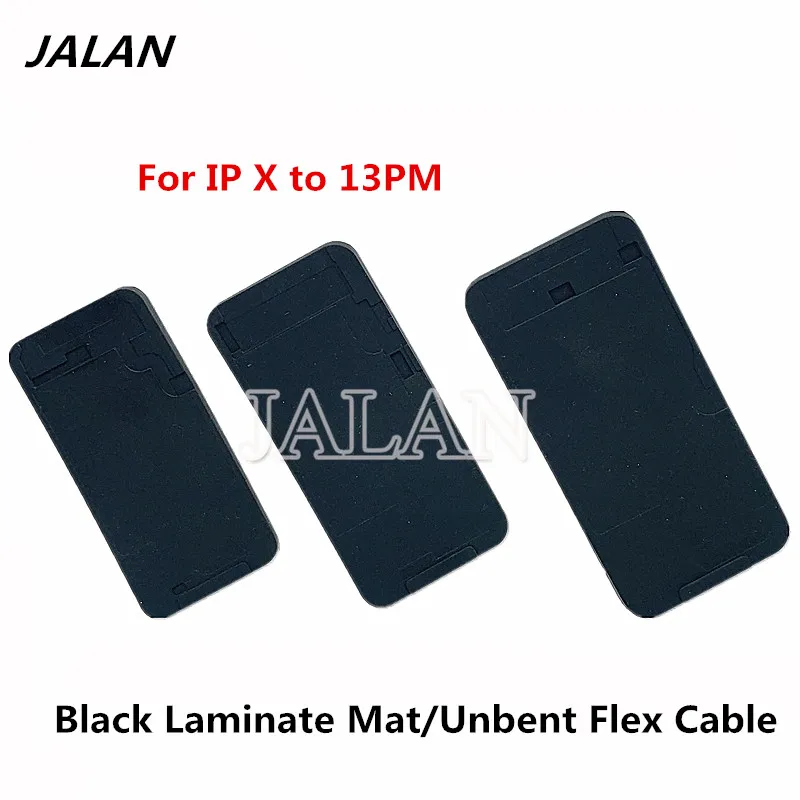 Black Rubber Pad For IP 14 Pro Max 11 12 13 X Xs XsMax XR LCD Screen Refurbish Mould LCD Laminating Mat Unbent Flex Cable