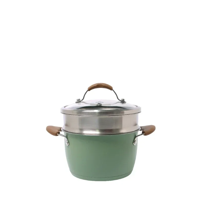 Hot sales High quality cheap price stainless steel stockpot milk pot steamer set for cooking