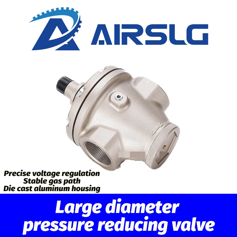 Pneumatic Dn40 / 50 large diameter large flow pressure reducing valve 825-14 835-14 air pressure regulating valve 925-20 935-14