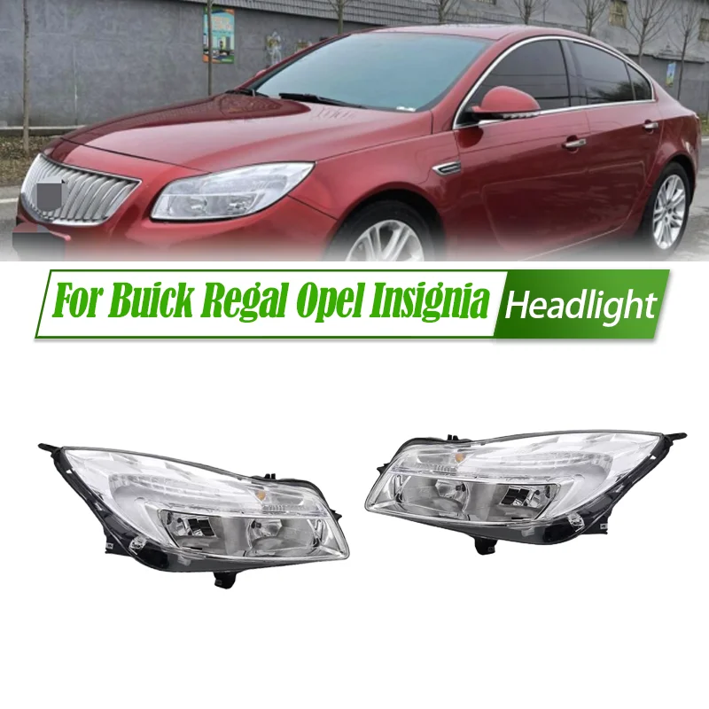 

For Buick Regal Opel Insignia 09-13 Halogen Headlight Assembly OEM Style Front Headlamp Bulb Socket Plug & Play Replacement