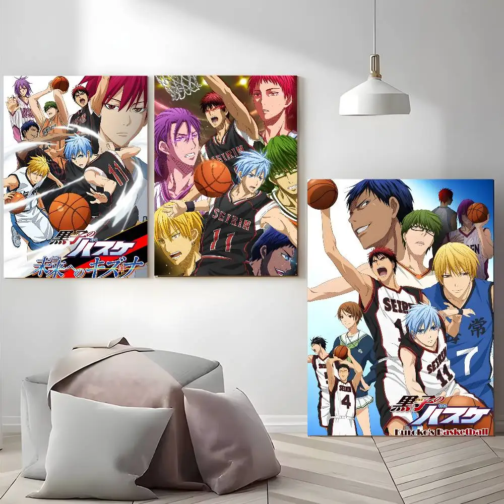 ملصق Anime K-Kuroko no Basuke لكرة السلة ملصقات ذاتية اللصق مناسبة لأي سطح جدار مقاوم للماء ومقاوم للرطوبة
