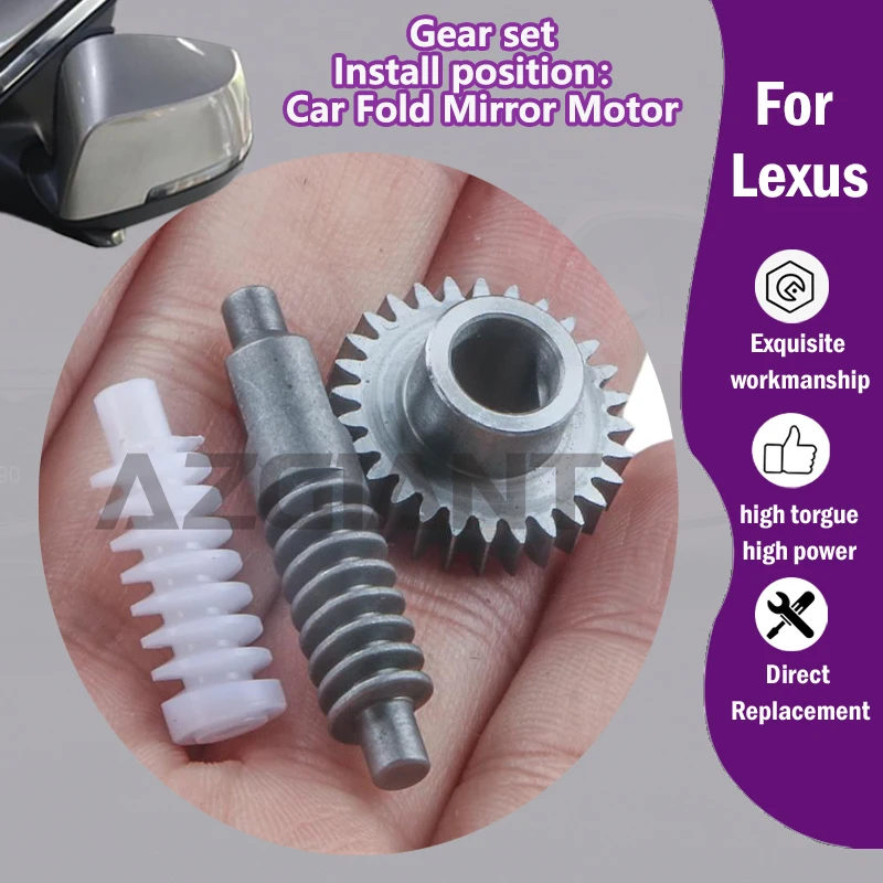 

1/5PCS AZGIANT Car Power Folding Mirrors Motor Module inner 28T metal gearwheel For Lexus ES200 ES250 ES300h ES350 UX200 UX260h